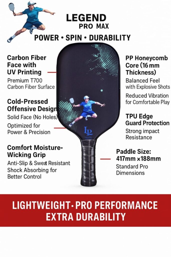 Carbon Fiber UV Printed Paddle