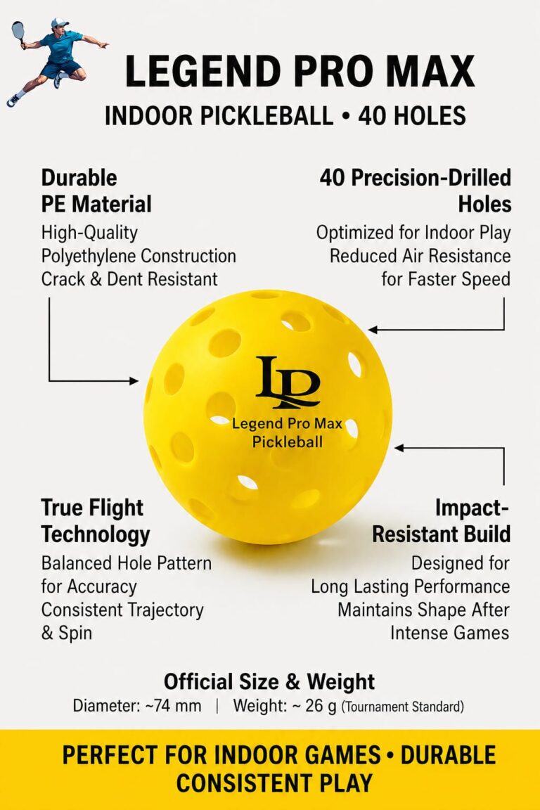 Indoor Pickleball Performance Ball