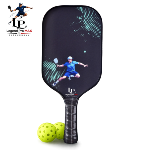 Legend Pro Max Pickleball Paddle with balls