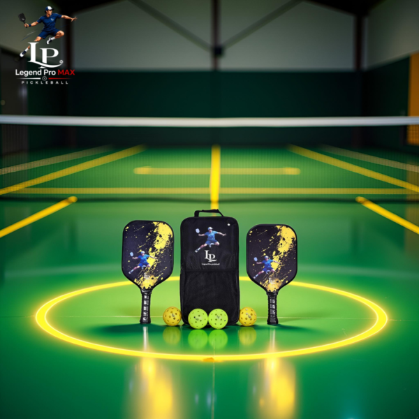 2 Legend Pro Max Pickleball Paddle and ball set