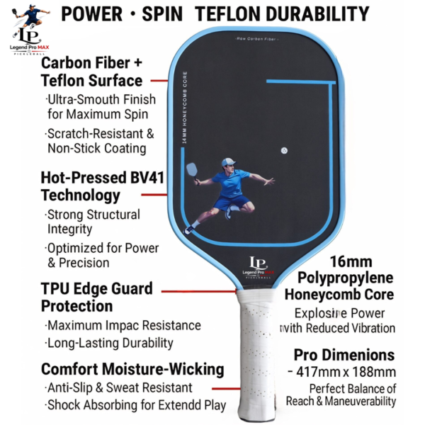 Legend Pro Max Pickleball Paddle