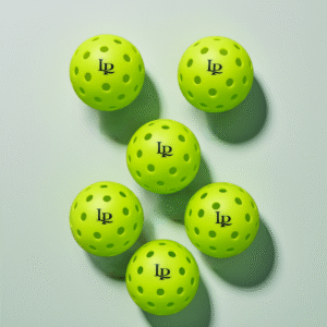 Legend PRO-Outdoor-Indoor Pickleball Ball Elite 40 Pickleball Balls-Optimal Performance - Superior Durability - 40 Precision -DRILLED Holes-(Pack of SIX Balls)