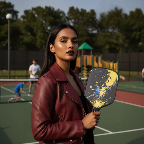 Pickleball Paddle Set | Fiberglass Paddle Set with UV Printing - Image 3