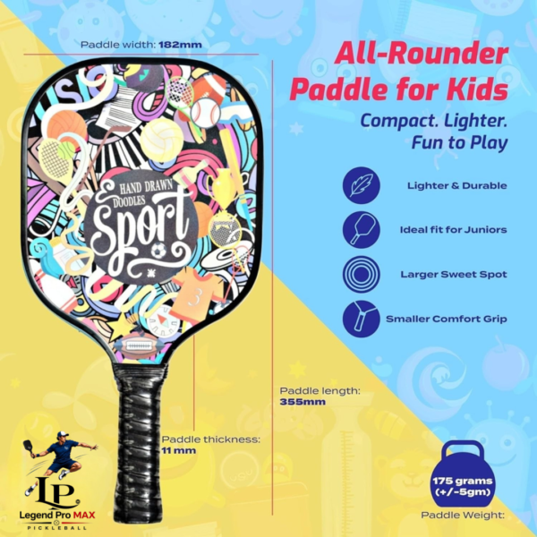Legend Pro Max Kids Pickleball Paddle