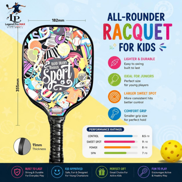 Legend Pro Max Kids Pickleball Paddle