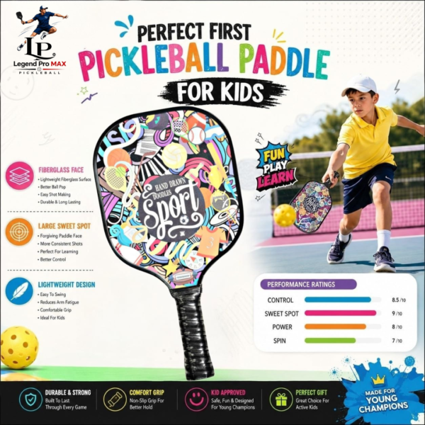 Legend Pro Max Kids Pickleball Paddle