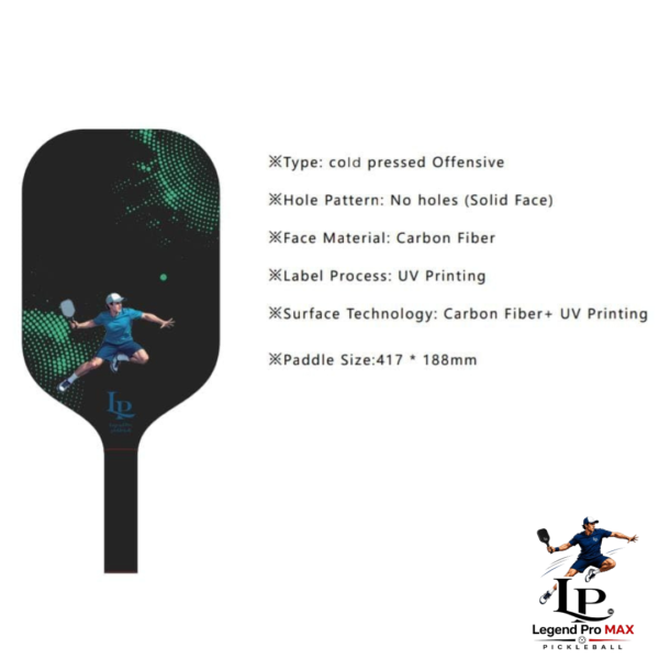 Legend Pro Max Carbon Fiber Pickleball Paddle Set