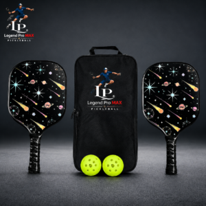 Kids Pickleball Paddle Set | 2 Fiberglass Paddle & 4 Balls