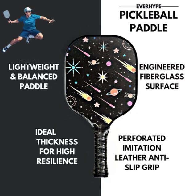 WhatsApp Image 2026-07-17 at 10.17.55 (2) Best Kids Pickleball Paddle Set | 2 Durable Fiberglass Paddles & 4 Balls | Lightweight Design | PP Honeycomb Core | Comfortable Grip | Ages 5–12