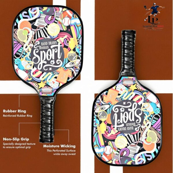 WhatsApp Image 2026-07-17 at 10.17.56 (2) Kids Pickleball Paddle Set | 2 Fiberglass Paddle & 4 Balls| Lightweight Fiberglass Face | PP Honeycomb Core | Comfortable Grip | Junior Players Age 5-12 Years | Indoor & Outdoor Play